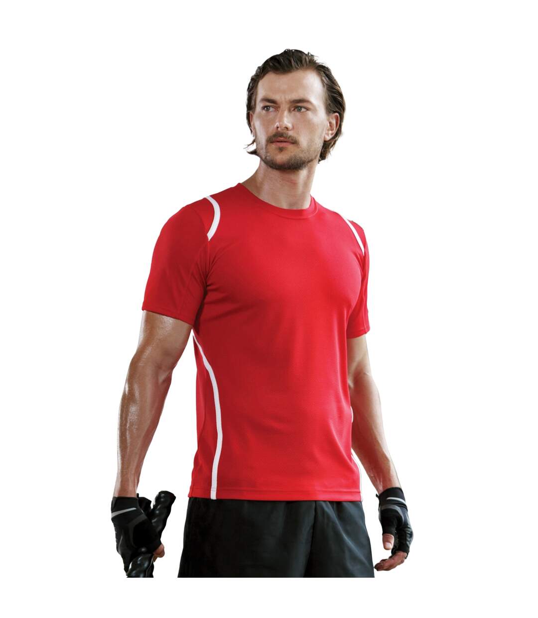 Cooltex t-shirt homme rouge/blanc GAMEGEAR-3