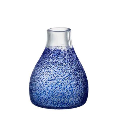 Paris Prix - Vase Design En Verre santorini 22cm Bleu