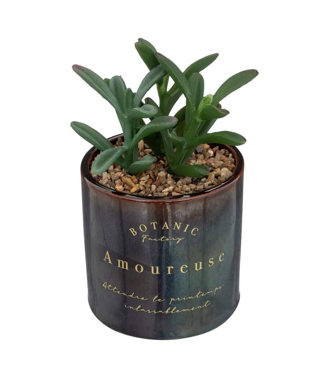Plante Artificielle en Pot Déco Bota 14cm Noir-1