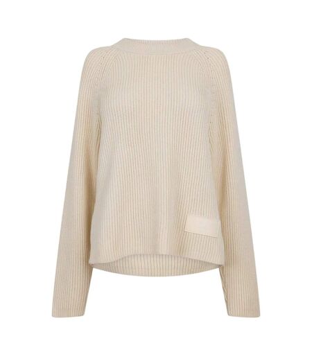 Pull Manches Raglan Femme Blanc Cassé Ami Paris