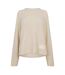 Pull Manches Raglan Femme Blanc Cassé Ami Paris-1