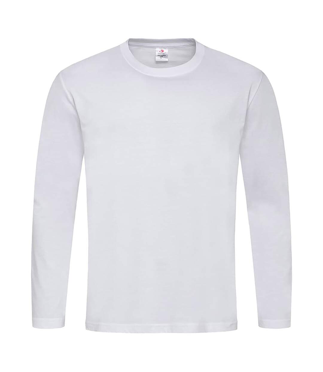 T-shirt à manches longues classique homme blanc Stedman-1