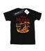 Disney Femme/Les femmes Mulan Mushu Dragon Fire Cotton Boyfriend T-Shirt (Noir) - UTBI18033-1