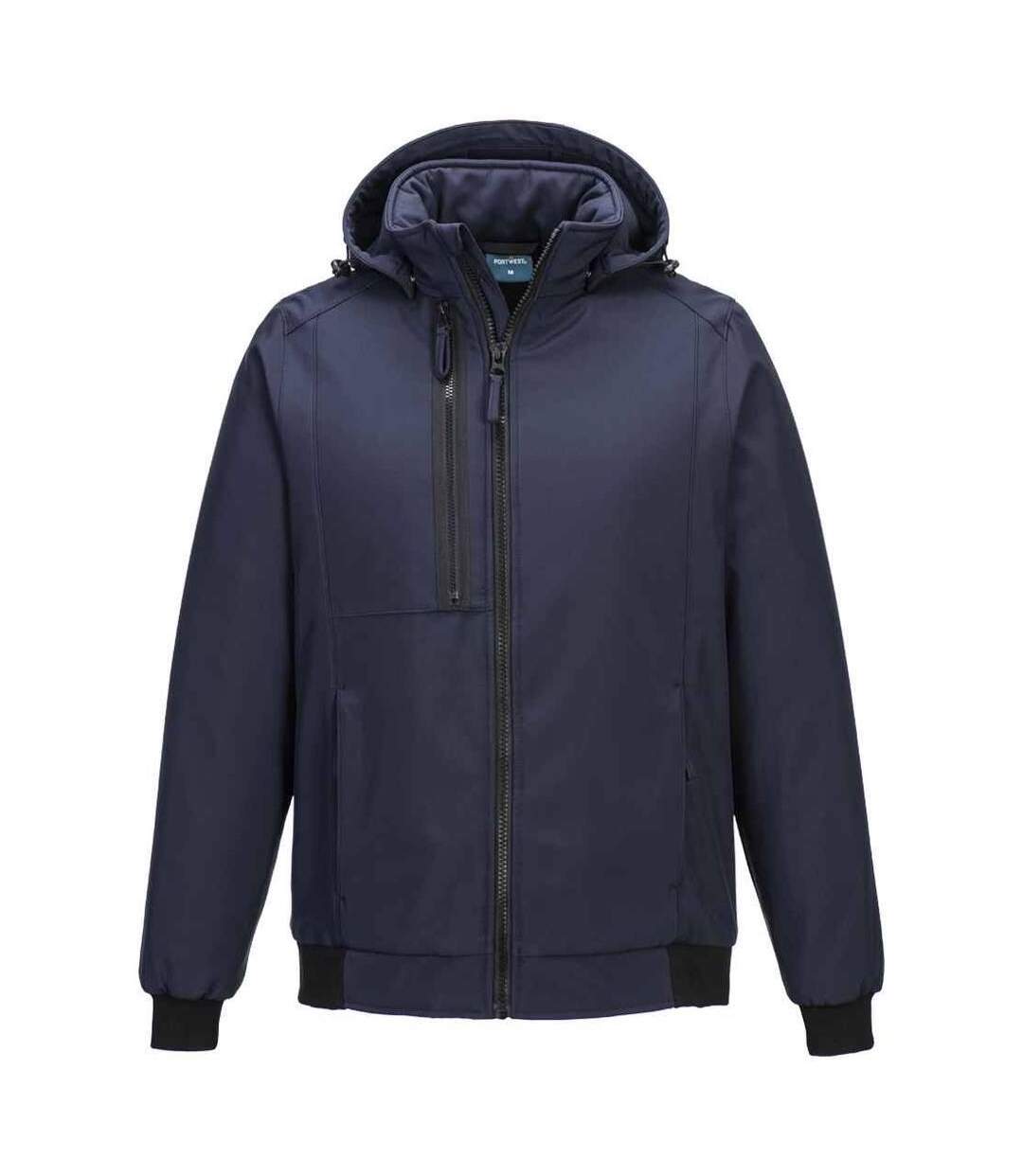 Mens Wx2 Double Layered Insulated Soft Shell Jacket Dark Navy Portwest-1