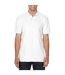 Polo hammer homme blanc Gildan-3