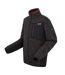 Mens Baslinn Marl Full Zip Fleece Jacket Black Black Marl Regatta-3