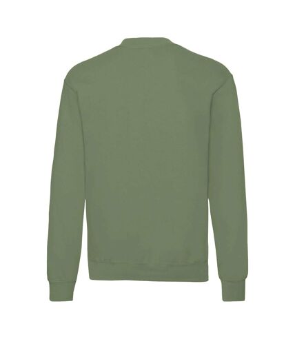 Sweat classic homme olive Fruit of the Loom