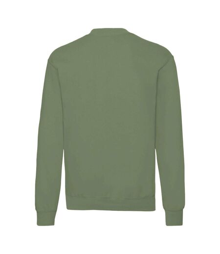 Sweat classic homme olive Fruit of the Loom