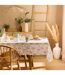Nappe Antitache Imprimée Garrigue 140x240cm Blanc-4