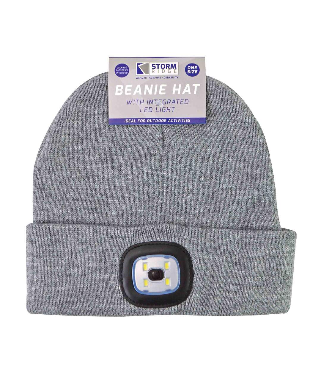 Ladies Led Beanie Hat | Knitted Rechargeable Beanie with Headlamp-2