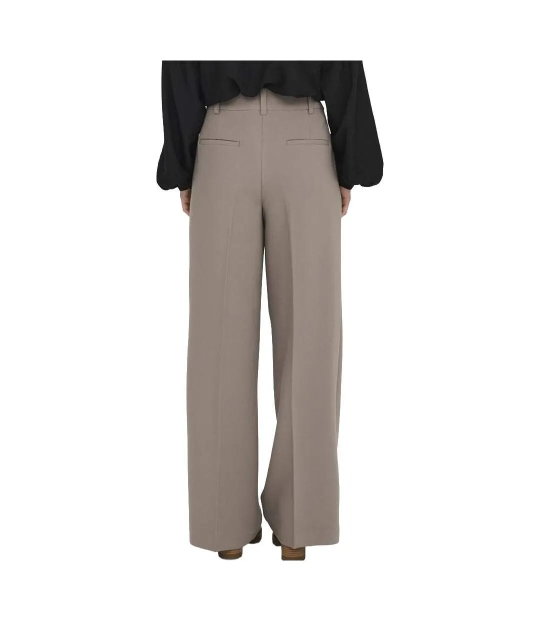 Pantalon taupe femme jdy cille-2