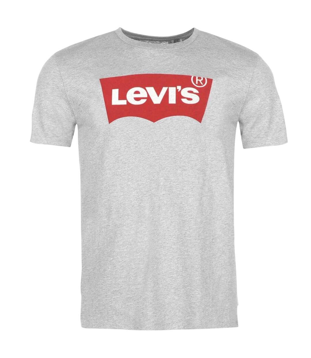 Mens Batwing Logo T-shirt Grey Red Levis-1