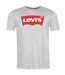 Mens Batwing Logo T-shirt Grey Red Levis-1