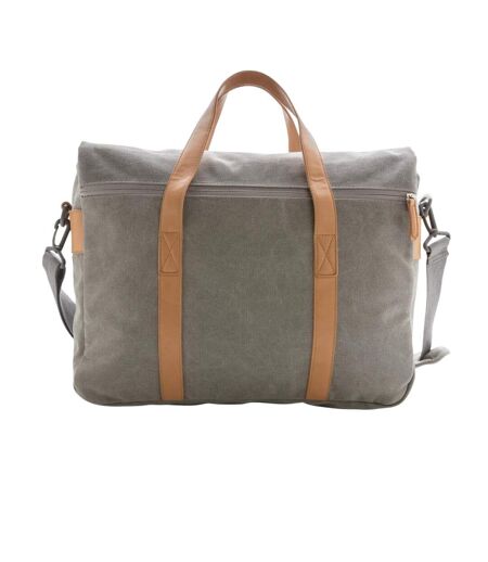 Canvas laptop bag one size grey XD Collection