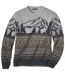 Men's Patterned Knitted Sweater