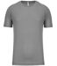 T-shirt sport - Running - Homme - PA438 - gris fine grey