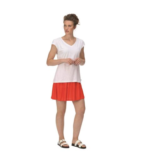 Womens/ladies Hansika Tiered Skirt Crayon Regatta