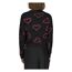 Pull Noir/Rose Coeur Femme Only Happie - L-2