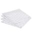 Lot de 4 Serviettes de Table Etnik 40x40cm Gris-1