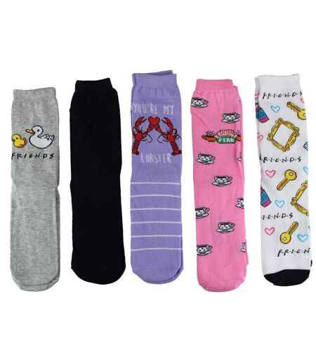 5 Pairs of Funny Novelty Friends Socks