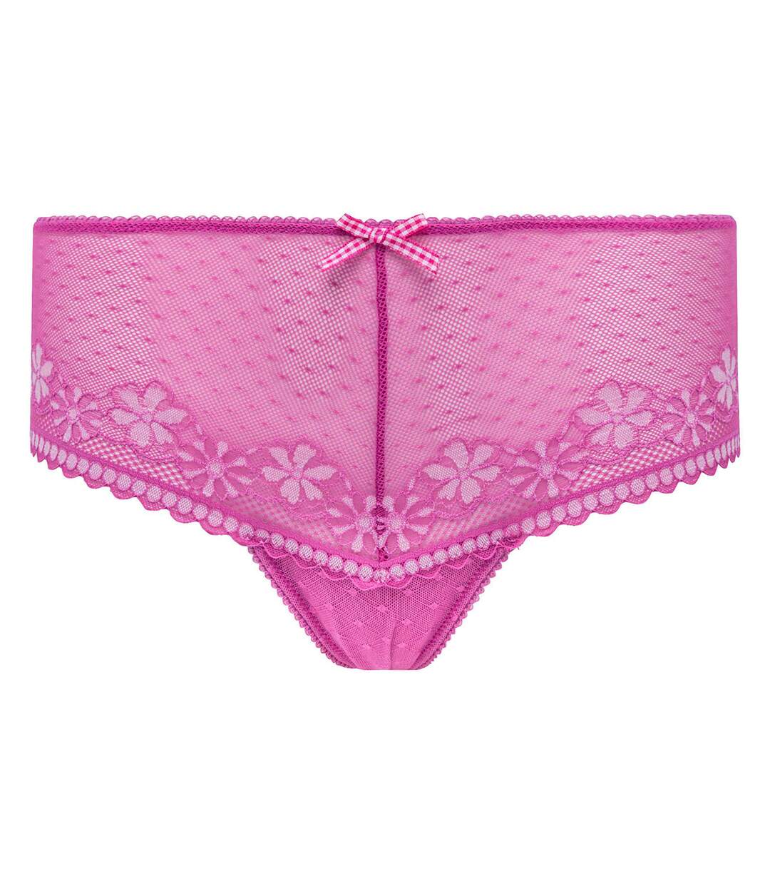 Shorty grande taille rose Samba-1