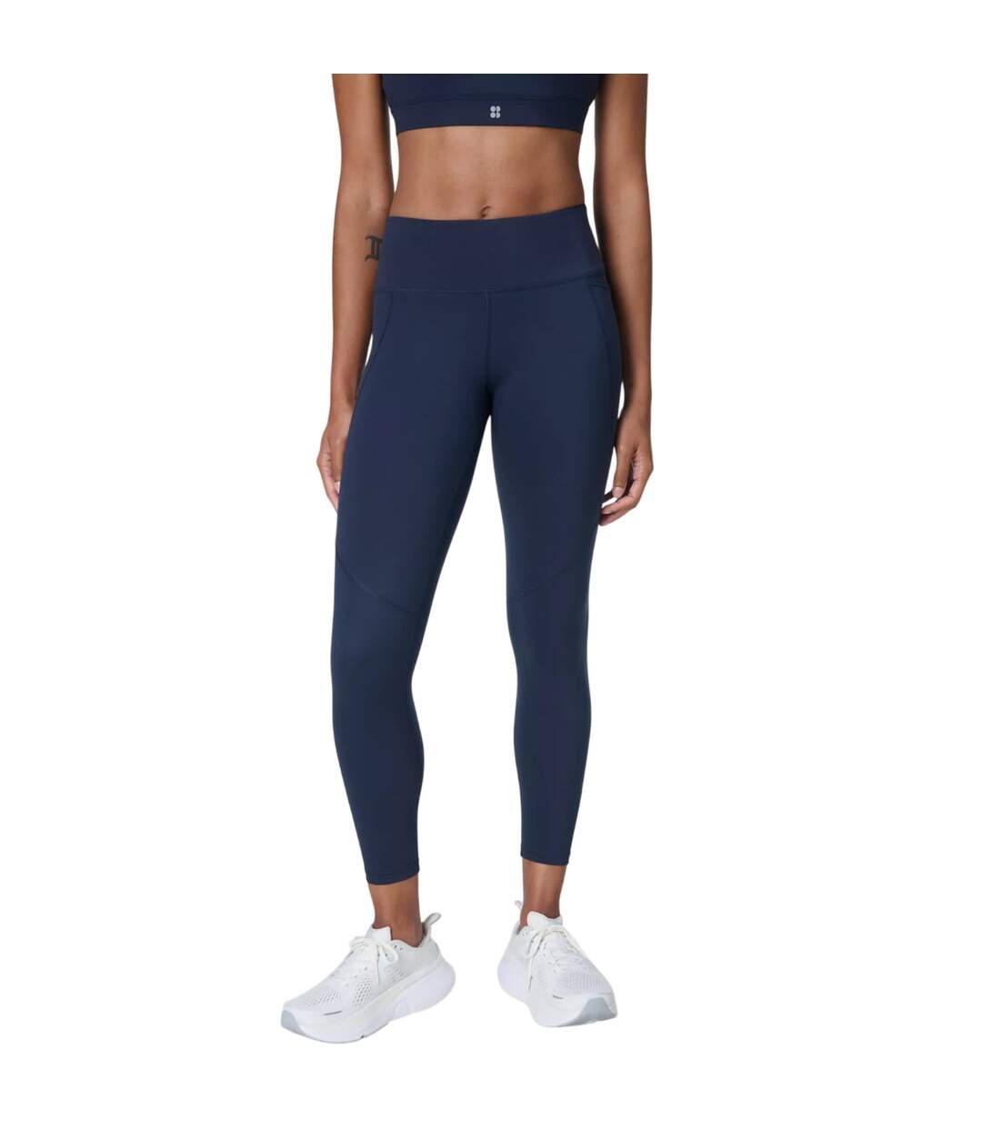 Legging Entraînement Power 7/8 Femme Bleu Marine Foncé Sweaty Betty-4