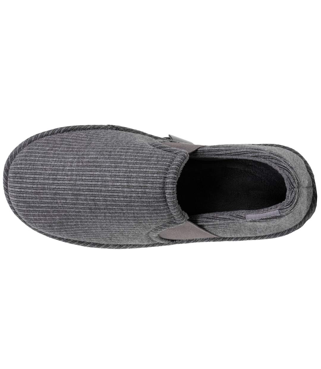 Isotoner Chaussons Charentaises homme velours doux, sans-gêne, maintien le pied-2