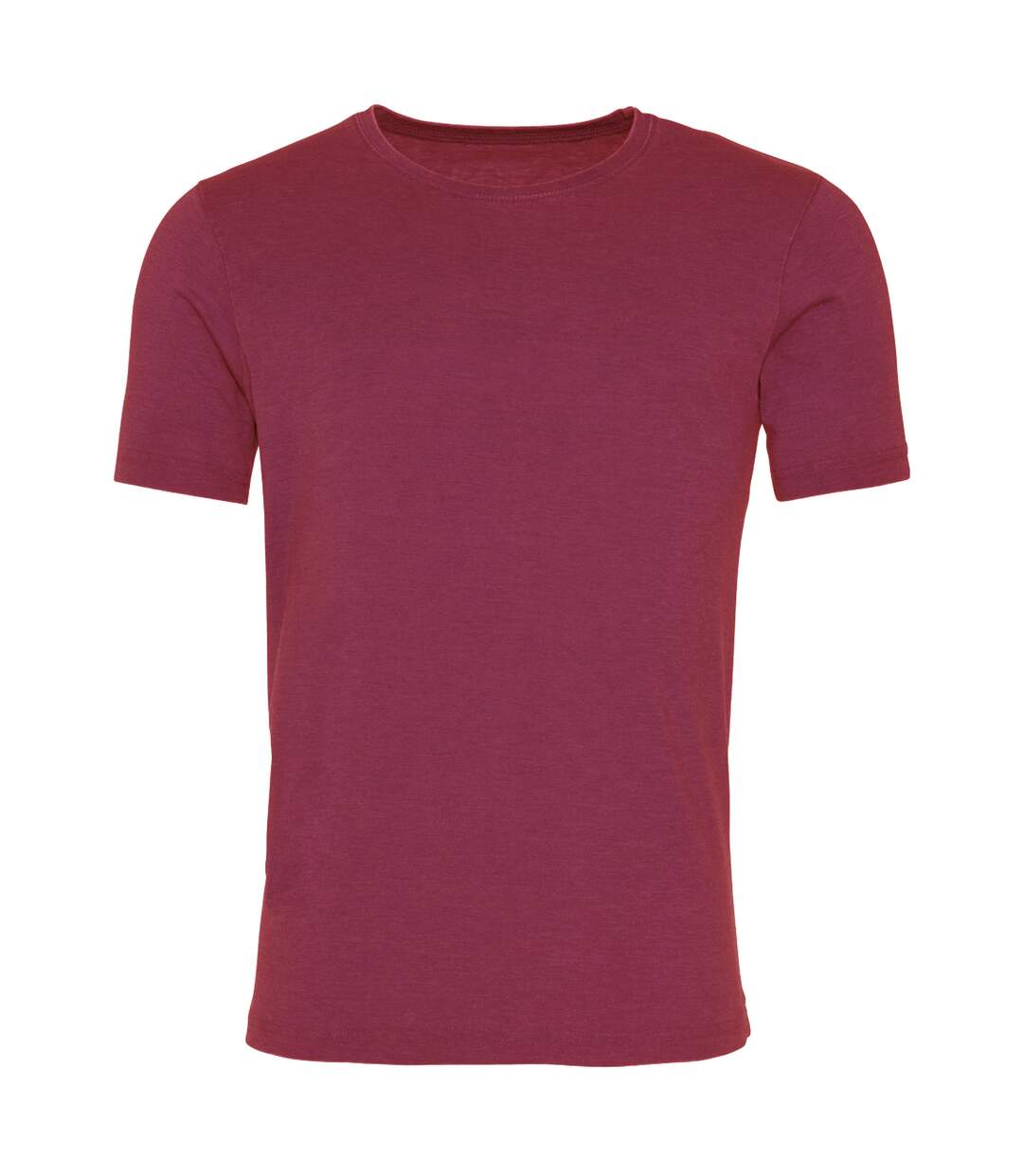 T-shirt manches courtes homme bordeaux AWDis-1