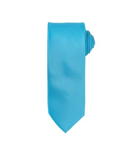 Premier Mens Micro Waffle Formal Work Tie (Pack of 2) (Turquoise) (One Size)
