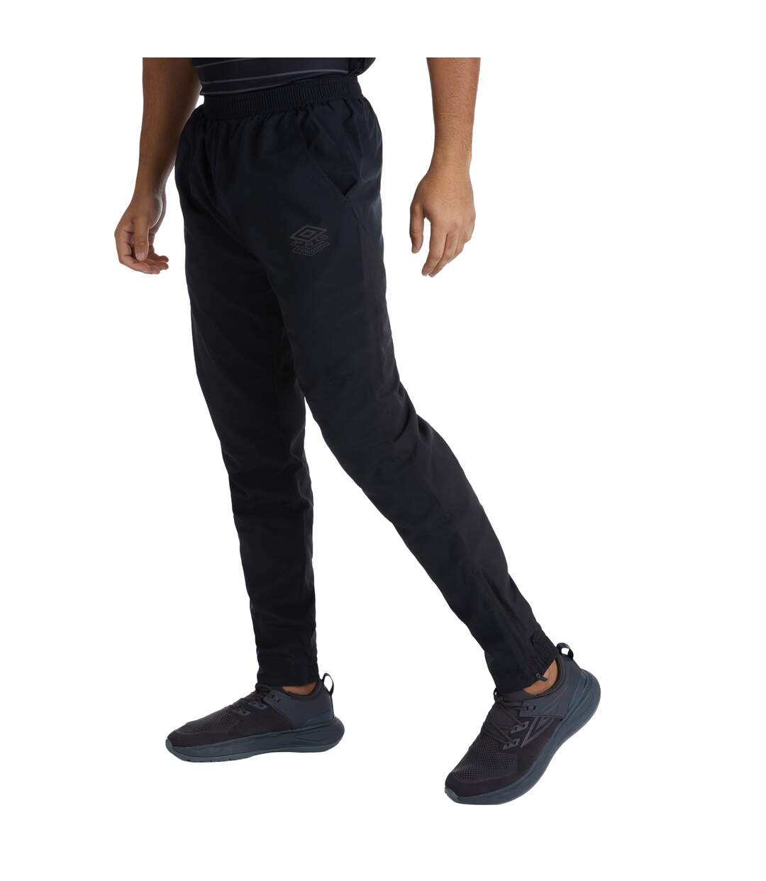 Mens Ptf Woven Jogging Bottoms Black Urban Chic Umbro-3