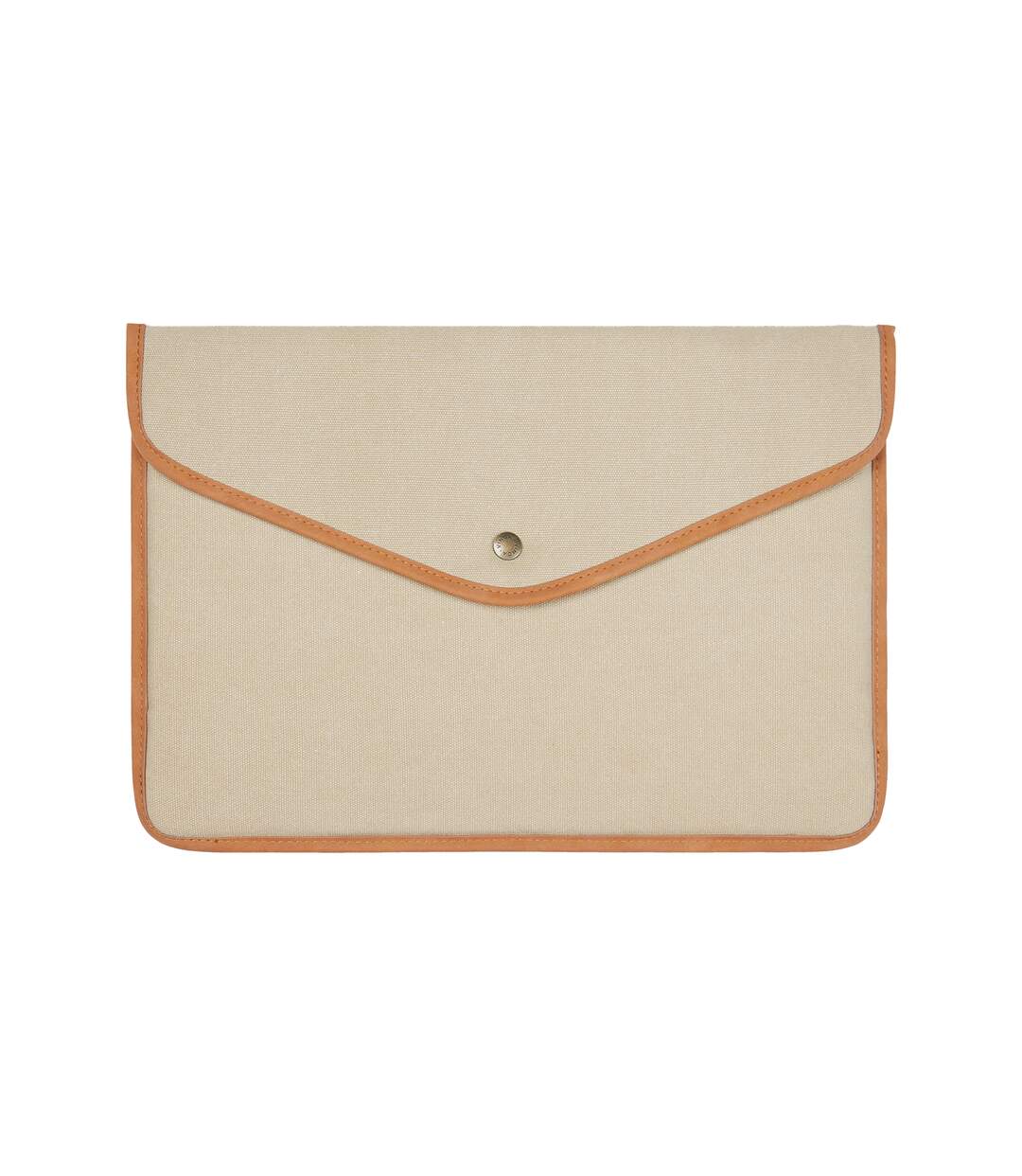 Bosler recycled canvas laptop sleeve one size beige Vinga-1