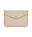 Bosler recycled canvas laptop sleeve one size beige Vinga-1