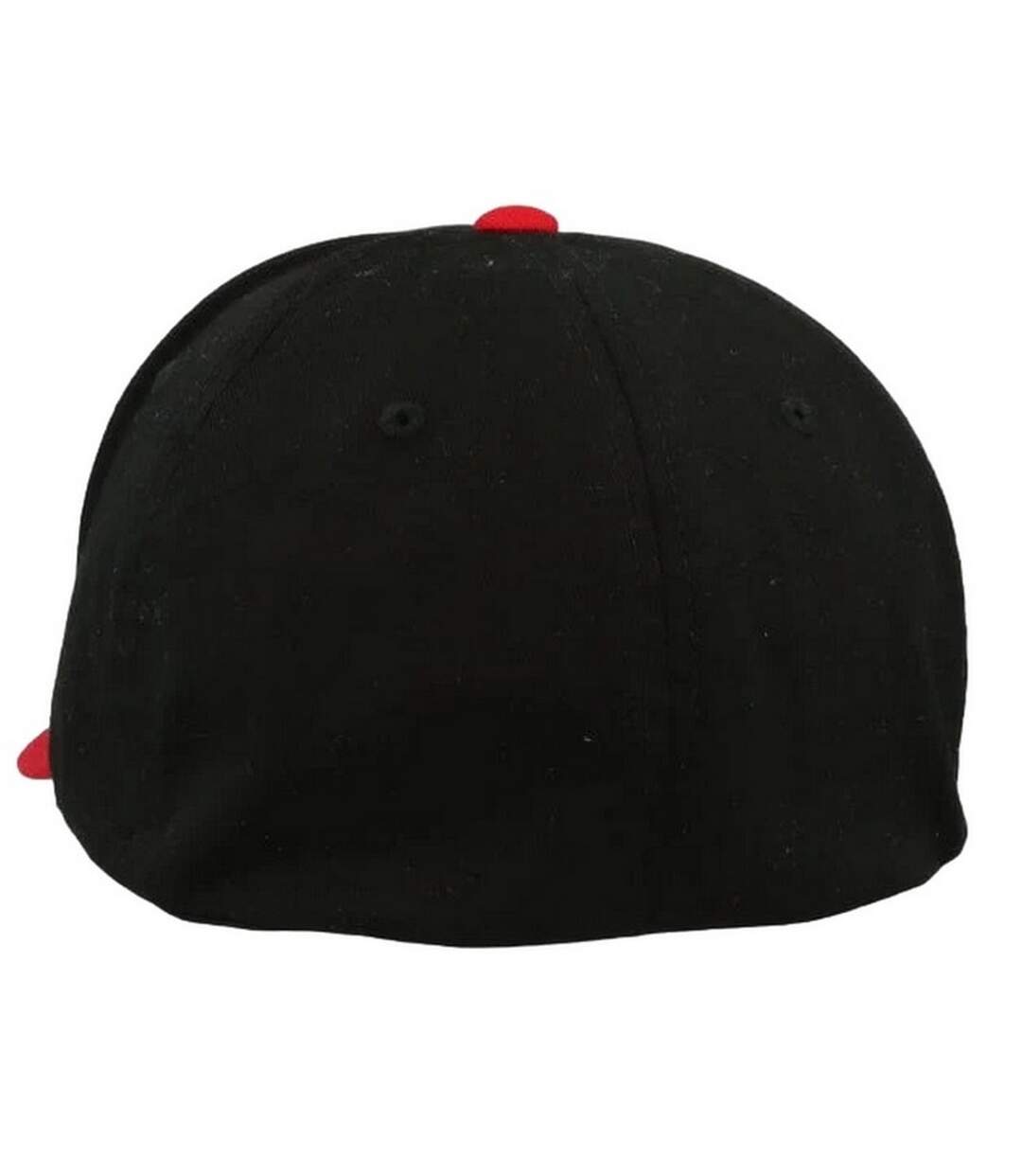 Casquette De Baseball Noir Rouge Flexfit-2