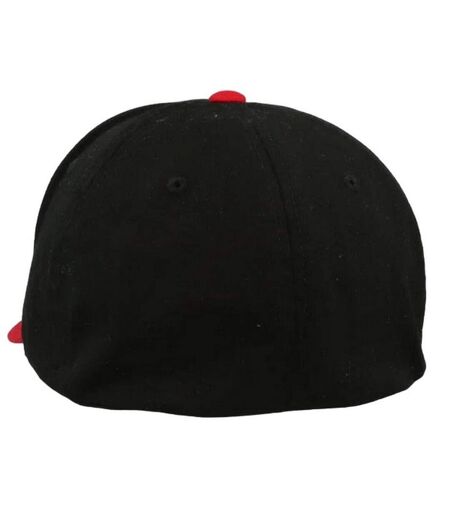 Casquette De Baseball Noir Rouge Flexfit
