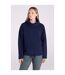 Womens/ladies Rydal Fleece Top Navy Mountain Warehouse-1