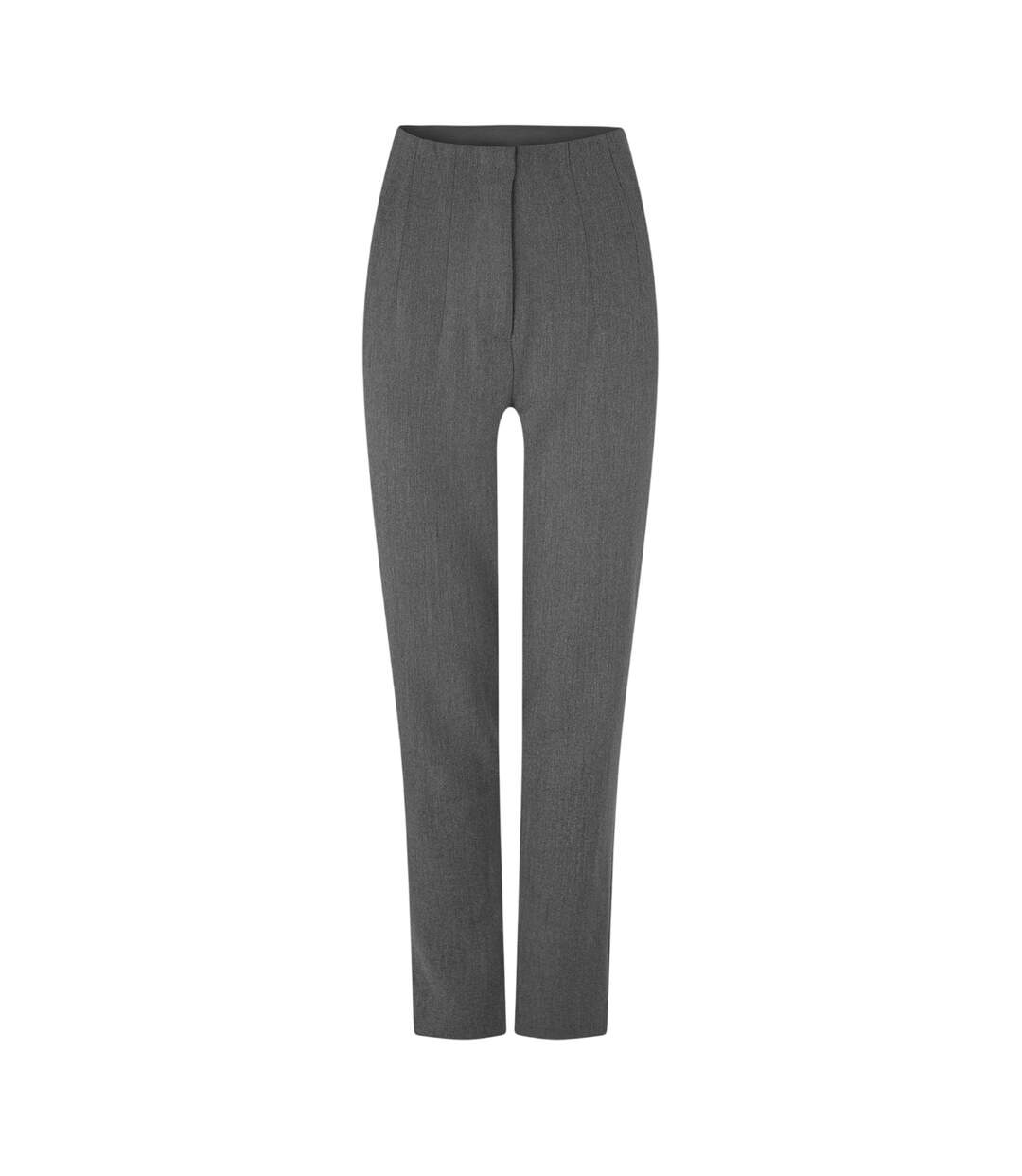 Pantalon Vivarone Femme Gris Moyen Vila-2