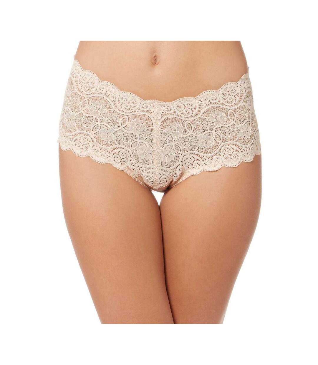 Culotte Couvrante Motif/style Floral Femme Blanc Cassé Triumph-3