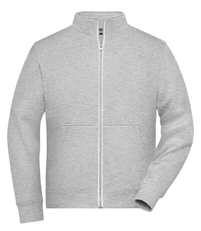 Veste sweat zippée workwear - Homme - JN1810 - gris chiné