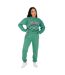 Sweat Motif/style Imprimé Graphique Femme Vert Missy Empire-4