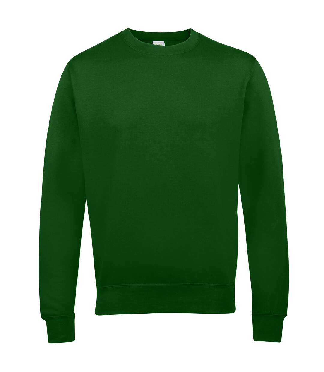 AWDis Just Hoods AWDis Unisex Crew Neck Plain Sweatshirt (280 GSM) (Bottle Green)