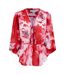 Blouse Manches Bouffantes Motif/style Floral Femme Rouge Ted Baker-2