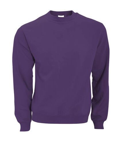 B&C Mens Crew Neck Sweatshirt Top (Radiant Purple) - UTBC1297