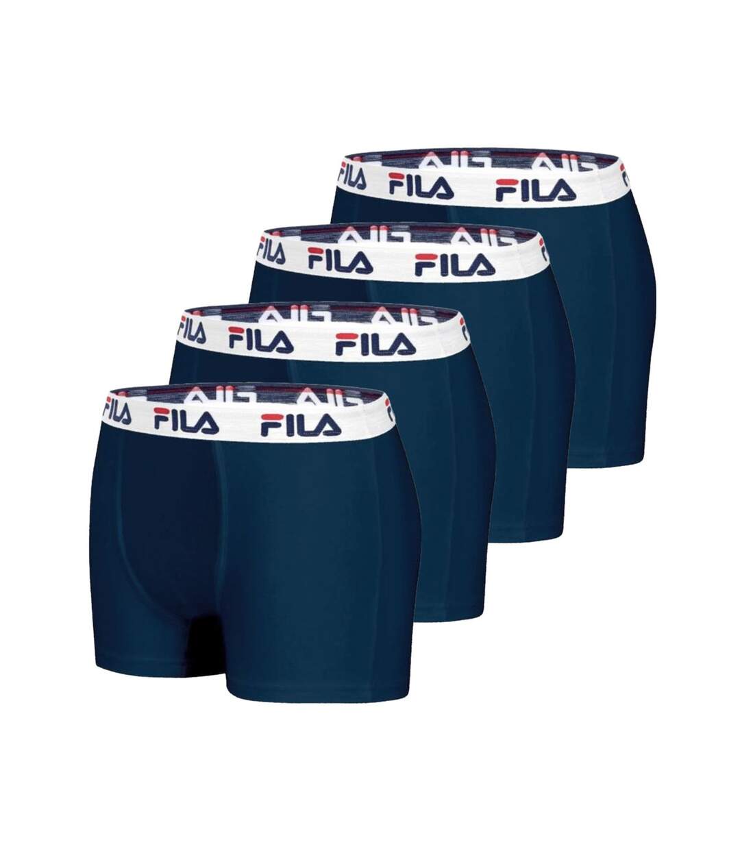 Lot de 4 Boxers Homme FILA 5016 coton couleur Navy Fila