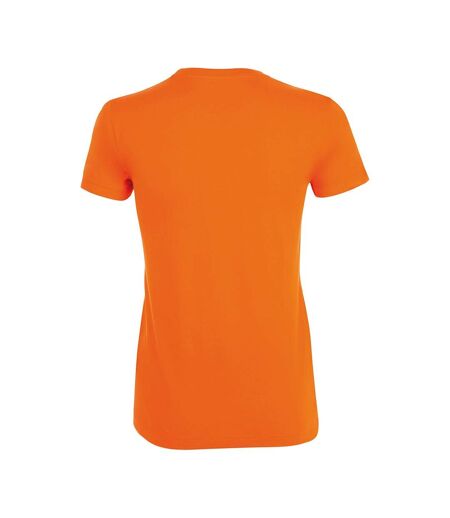 SOLS Womens/Ladies Regent Short Sleeve T-Shirt (Orange) - UTPC3774