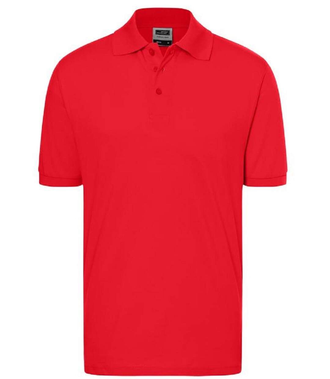 Polo manches courtes - Homme - JN070C - rouge vif