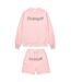 Ensemble Sweat Et Short Vice Crew Adulte Rose Pâle Money-1