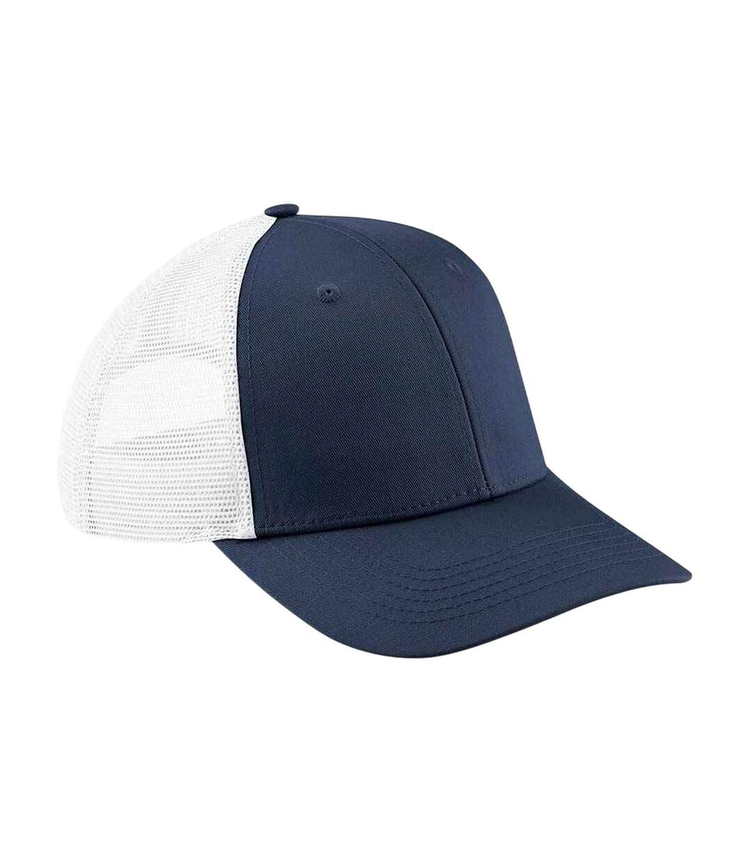 Casquette Trucker Urbanwear Bleu Marine Blanc Beechfield-2