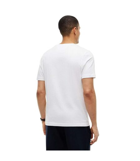 T-shirt Motif/style Drapeau Homme Blanc Tommy Hilfiger