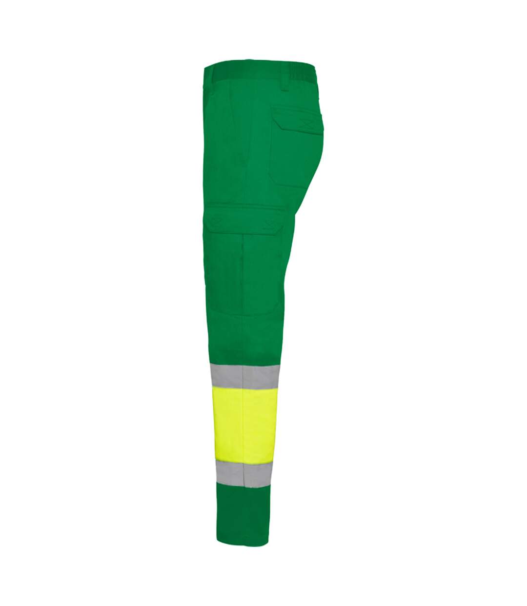 Pantalon Naos Homme Vert Jaune Fluo Roly Workwear-3
