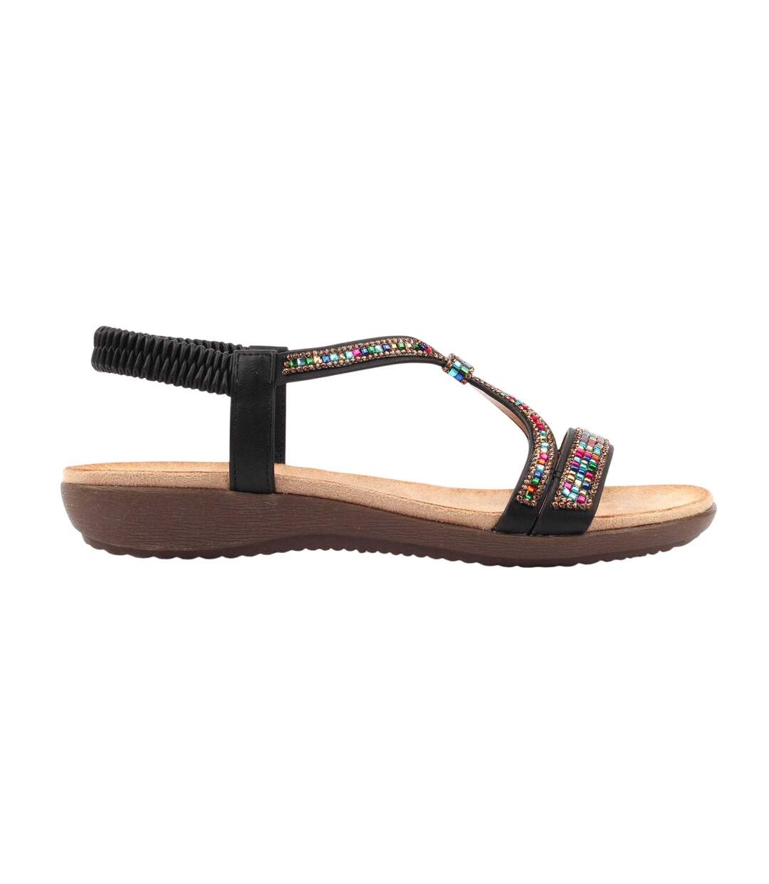 Sandales Novi Femme Noir Lunar-1